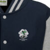 369 BS Navy Blue and Heather Grey Varsity Jacket 369 BS Navy Blue and Heather Grey Varsity Jacket