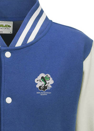 369 BS Royal Blue and White Varsity Jacket 369 BS Royal Blue and White Varsity Jacket