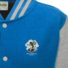 369 BS Sapphire Blue and Heather Grey Varsity Jacket 369 BS Sapphire Blue and Heather Grey Varsity Jacket