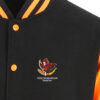 423 BS Black and Orange Varsity Jacket 423 BS Black and Orange Varsity Jacket