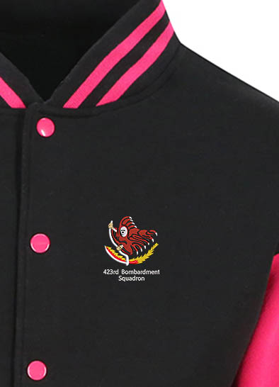 423 BS Black and Pink Varsity Jacket 423 BS Black and Pink Varsity Jacket