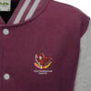 423 BS Burgundy and Heather Grey Varsity Jacket 423 BS Burgundy and Heather Grey Varsity Jacket