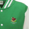 423 BS Kelly Green and White Varsity Jacket 423 BS Kelly Green and White Varsity Jacket