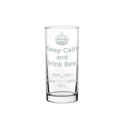 Class 55 Green Keep Calm Pint Glass