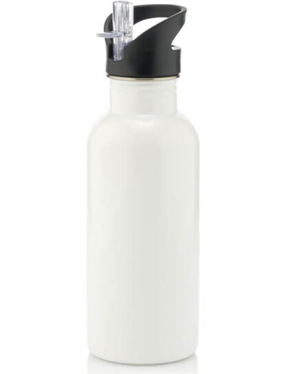 White Water bottles with straw