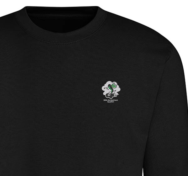 369 Clothing Patch v12 Dark Black Sweatshirt 369 Clothing Patch v12 Dark Black Sweatshirt