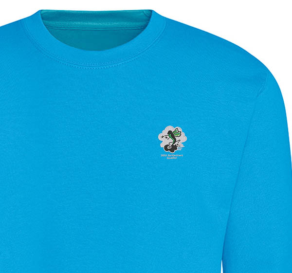 369 Clothing Patch v12 Hawaaiian Blue Sweatshirt 369 Clothing Patch v12 Hawaaiian Blue Sweatshirt