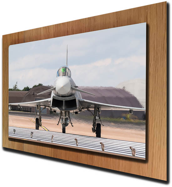 Eurofighter Typhoon head on view A4 Key Holder Master