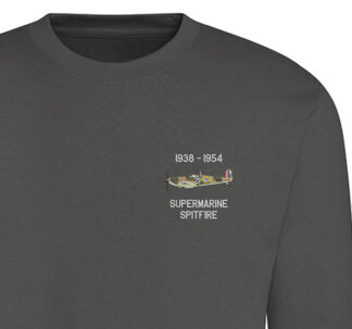 Spitfire 74 Sqn Steel Grey Sweatshirt