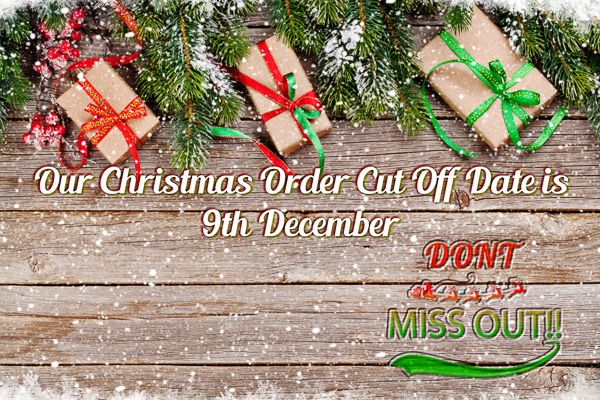 Christmas Order Cut Off Date