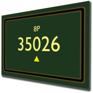 35026 BR Green Metal Signs Landscape