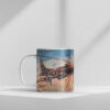 10oz - Durham Ceramic Mug Black thursday v1 Mug Left 1