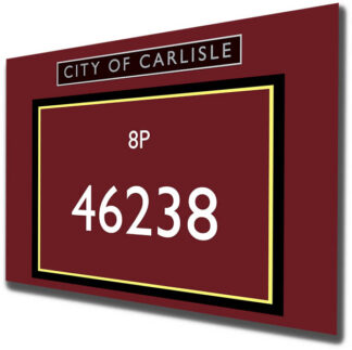 46238 BR M Red Sign with name 290 x 200 Metal Signs Landscape