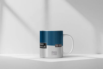 59001 Hanson Clear with name Mug Right