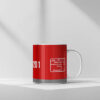 59201 DB Schenker Red Clear Mug Right 59201 DB Schenker Red Clear Mug Right