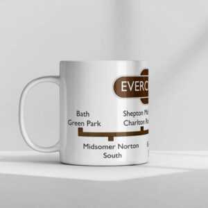 Evercreech Jnc British Rail Totem Mug Left 1 Evercreech Jnc British Rail Totem Mug Left 1