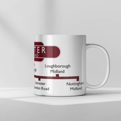 Leicester British Rail Totem Mug Right 1