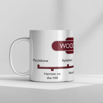 Woodford Halse British Rail Totem Mug Left 1