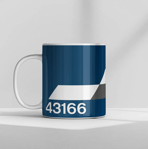 43166 MML Blue Mug 43166 MML Blue Mug