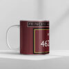 46224 BR Lined Crimson Mug 46224 BR Lined Crimson Mug