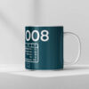 50008 BR Blue pencil holder Mug Right 50008 BR Blue pencil holder Mug Right