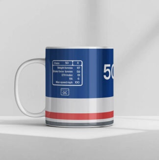 50026 NSE Revised Number and Data Plate Mug