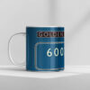 60023 BR E Lined Blue Mug 60023 BR E Lined Blue Mug