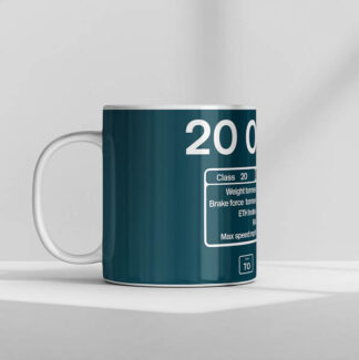 Ceramic Mug 20041 number DP BR blue