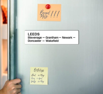 Kings Cross - Leeds Fridge Magnet