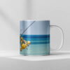 Sea King Over Sea Mug Right