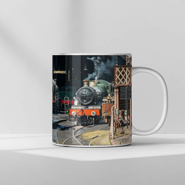 Steam on Shed Mug Right Steam on Shed Mug Right