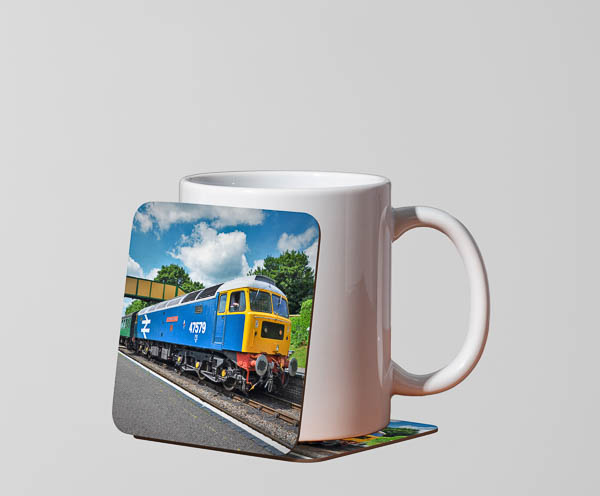 47579 at Ropley Mug Coaster