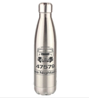 47579 Etched Front Stainless Steel Bowling Pin Water Bottle 47579 Etched Front Stainless Steel Bowling Pin Water Bottle