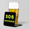 506 text Beer Coaster