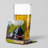 506 train Beer Coaster