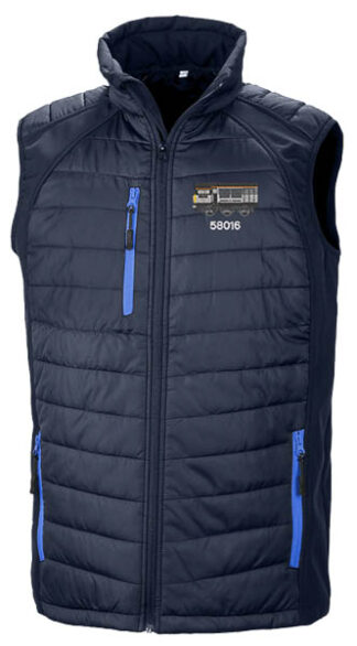 58016 Coal Navy and Royal Blue Body Warmer