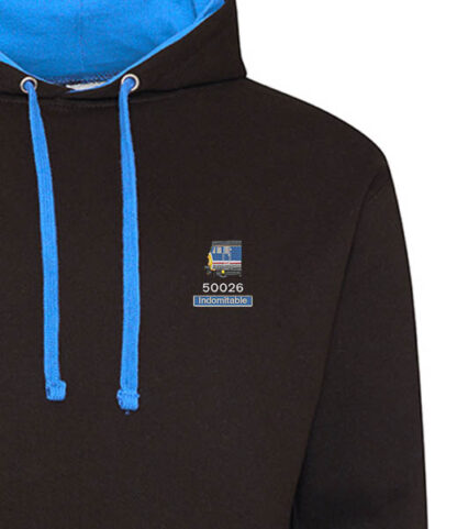 Black and Royal Blue hoodie 50026 NSE Revised