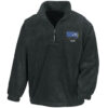 Class 20 20136 Black Zip Neck Fleece