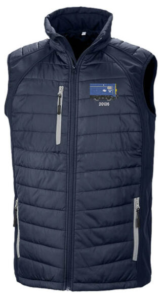 Class 20 20136 Navy and Grey Body Warmer