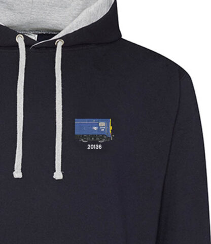 Class 20 20136 Navy and heather hoodie