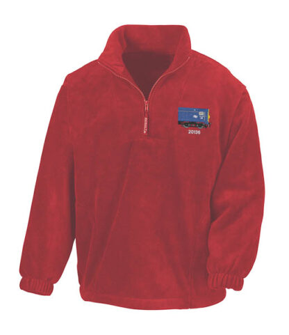 Class 20 20136 Red Zip Neck Fleece