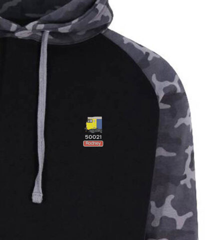 Class 50 50021 Rodney Black and Camo hoodie 50021 LL