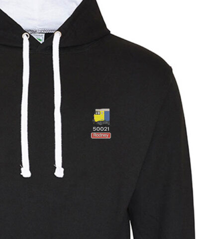 Class 50 50021 Rodney Black and White hoodie 50021 LL