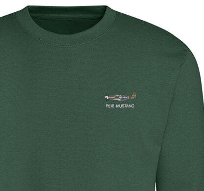 P51B WR-Z 354th FS Bottle Green Sweatshirt