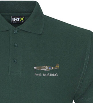 P51B WR-Z 354th FS Forest Green Polo