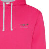 P51B WR-Z 354th FS Pink and Heather Grey hoodie