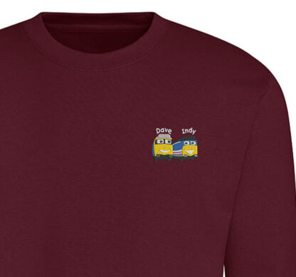 Burgundy Sweatshirt Dave n Indy v4