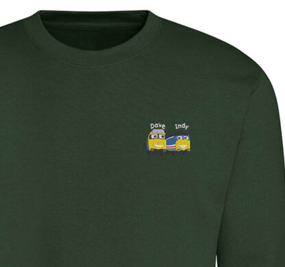 Forest Green Sweatshirt Dave n Indy v4