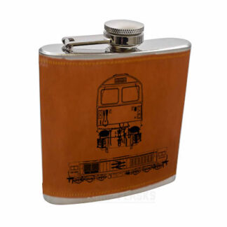 Class 58 Tan Leather Hip Flask