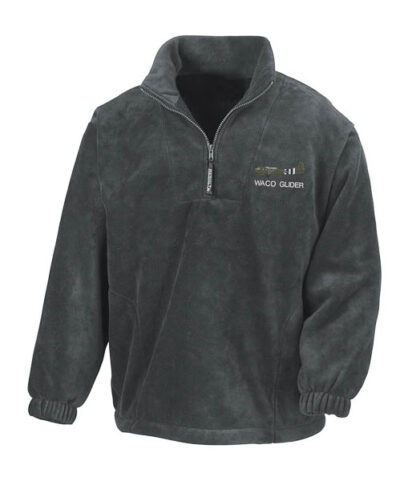 Grey Zip Neck Fleece Waco Glider